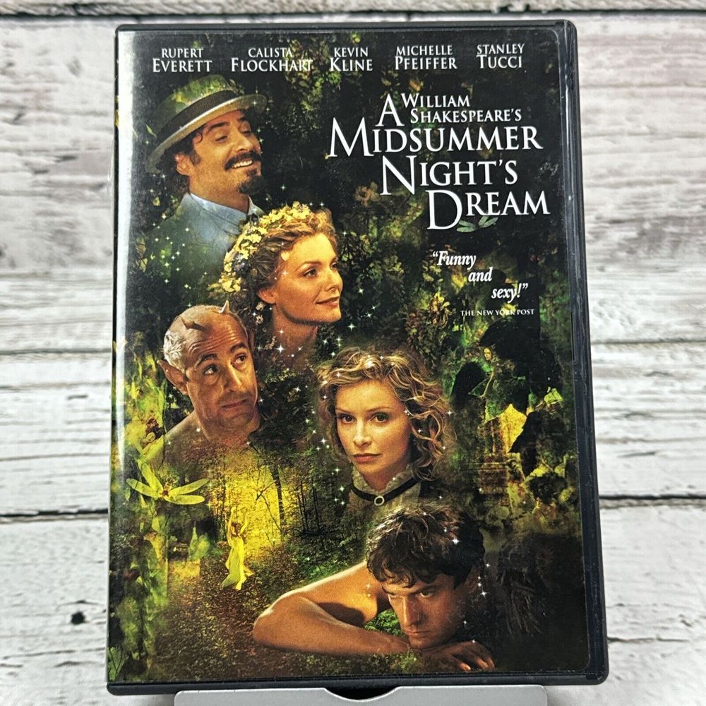 A Midsummer Night's Dream (DVD, 1999) William Shakespeare Kevin Kline‎ Pfeiffer